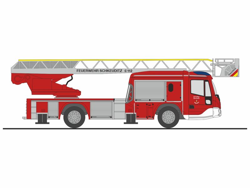 1:87 Rietze - Magirus DLK 32 n.B. Feuerwehr Schkeuditz 1:87 Rietze - Magirus DLK 32 n.B. Feuerwehr Schkeuditz