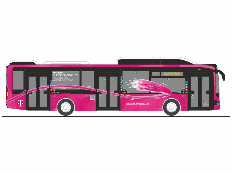 1:87 Rietze - Man Lion's City 12 '18 CNG Wiener Neustadt - Magenta 1:87 Rietze - Man Lion's City 12 '18 CNG Wiener Neustadt - Magenta
