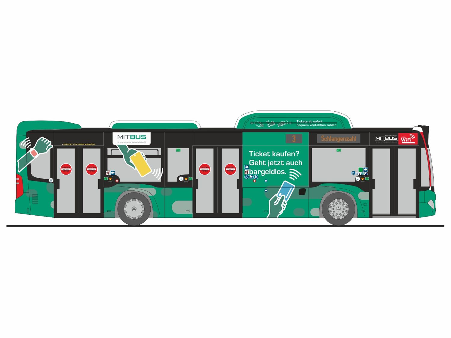 1:87 Rietze - Mercedes Benz Citaro '15 NGT MIT.BUS Gießen