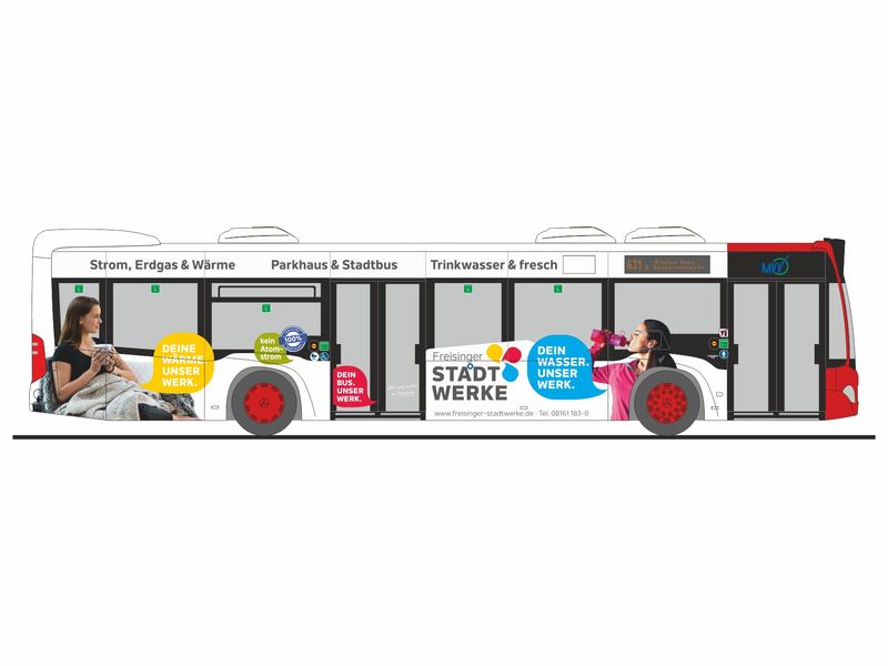 1:87 Rietze - Mercedes Benz Citaro '15 Stadtbus Freising 1:87 Rietze - Mercedes Benz Citaro '15 Stadtbus Freising