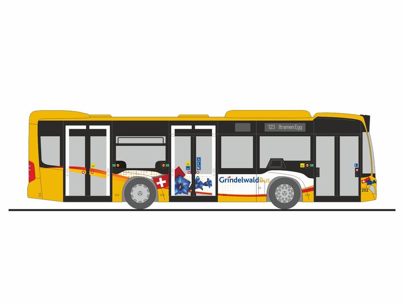 1:87 Rietze - Mercedes Benz Citaro K '12 Grindelwald 1:87 Rietze - Mercedes Benz Citaro K '12 Grindelwald