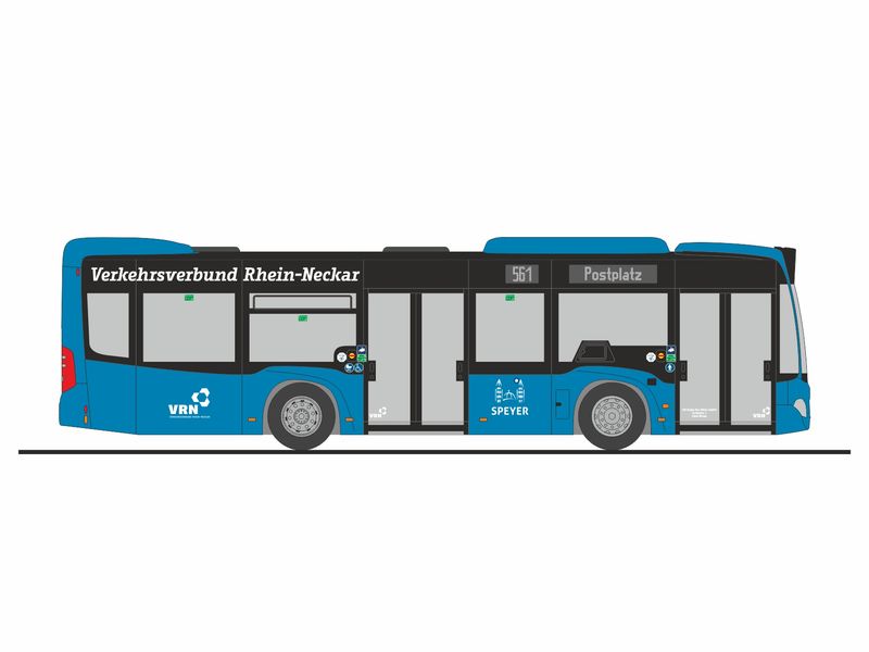 1:87 Rietze - Mercedes Benz Citaro K '12 DB Regio Mitte VRN Stadtb. Speyer 1:87 Rietze - Mercedes Benz Citaro K '12 DB Regio Mitte VRN Stadtb. Speyer