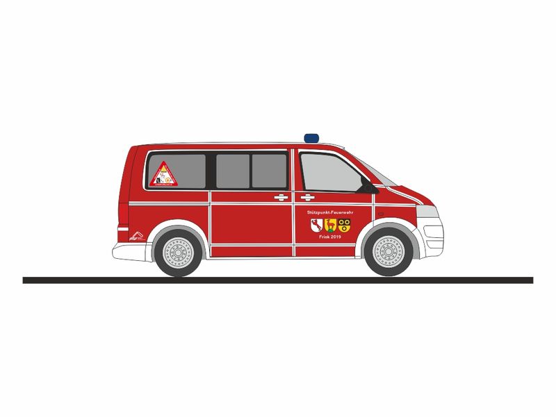 1:87 Rietze - VW T5 '10 Stützpunktfeuerwehr Frick 1:87 Rietze - VW T5 '10 Stützpunktfeuerwehr Frick