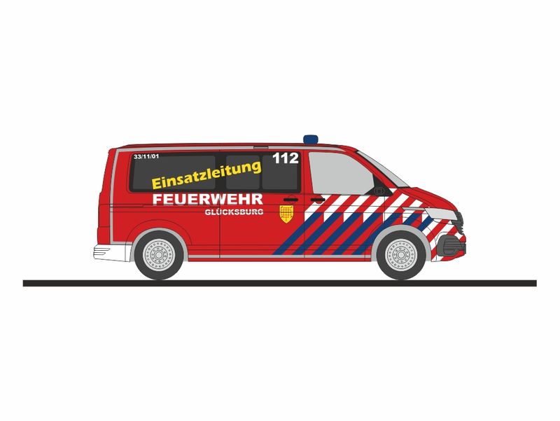 1:87 Rietze - VW T6.1 Feuerwehr Glücksburg 1:87 Rietze - VW T6.1 Feuerwehr Glücksburg