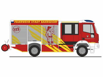 1:87 Rietze - Iveco Magirus HLF Team Cab Feuerwehr Baiersdorf 1:87 Rietze - Iveco Magirus HLF Team Cab Feuerwehr Baiersdorf