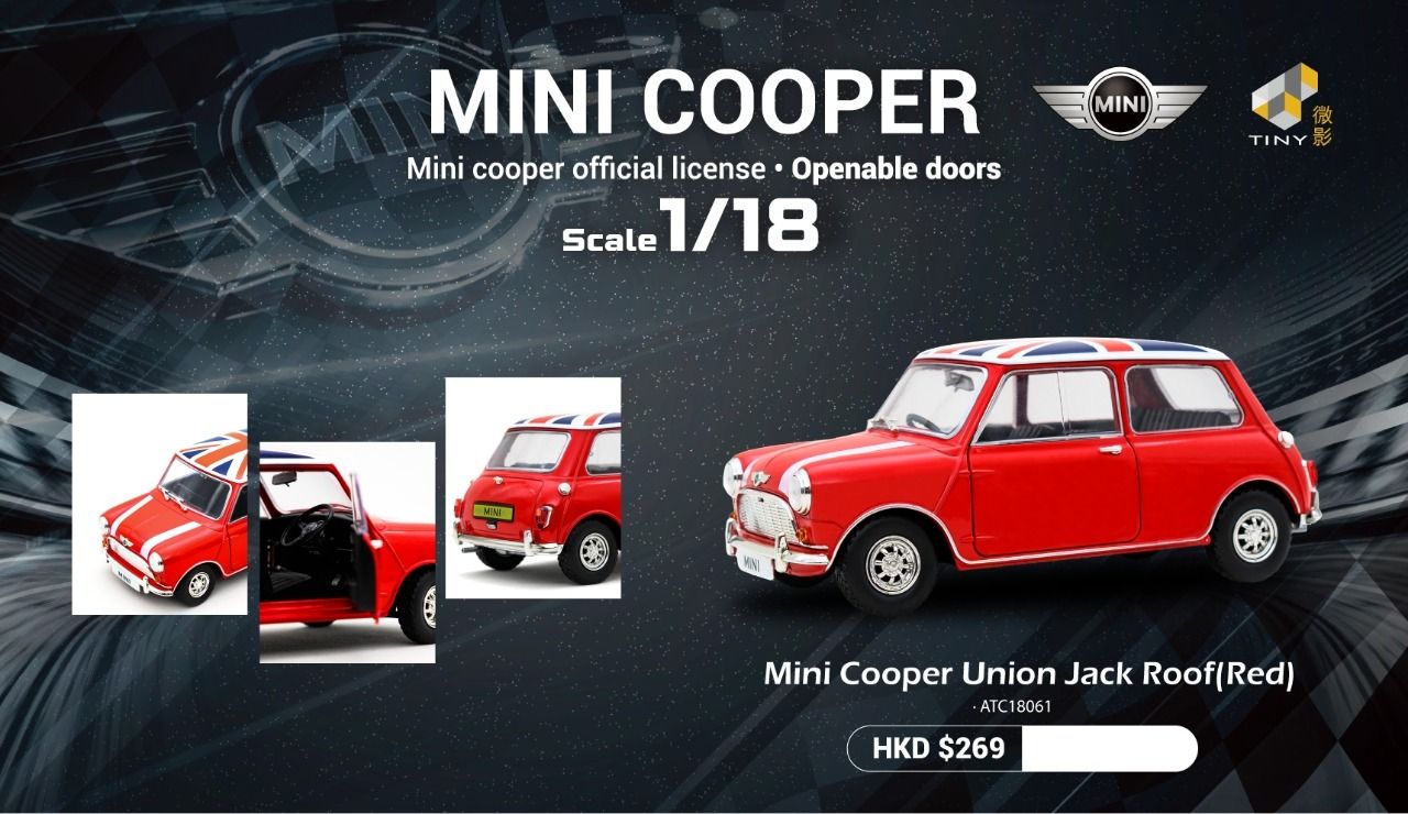 1:18 Tiny Toys - Mini Cooper, red