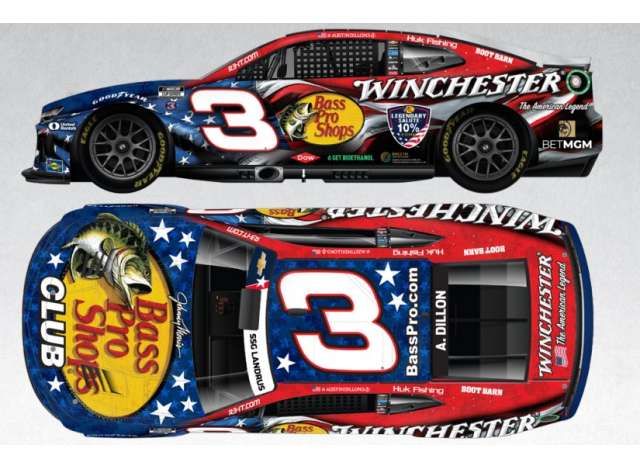 1:64 Action Racing Collectibles - 2025 Chevrolet #3 Austin Dillon *Bass Pro Shops Salutes*