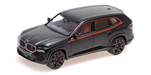1:43 Minichamps - BMW XM – 2023 – BLACK METALLIC (RED LABEL)