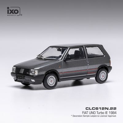 1:43 Ixo - Fiat Uno Turbo i.e, grau, 1984 1:43 Ixo - Fiat Uno Turbo i.e, grau, 1984