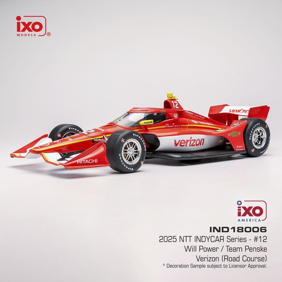 1:18 Ixo USA - 2025 NTT INDYCAR #12 Will Power Team Penske, *Verizon* Road Course