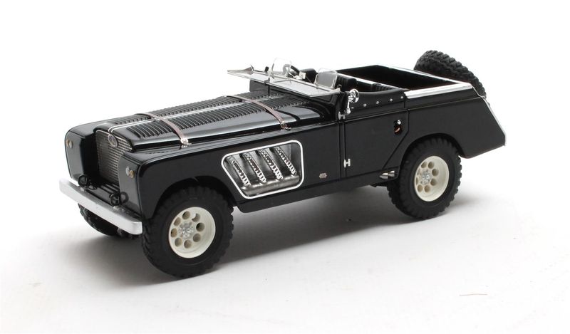 1:43 Matrix - Landrover 109 Bell Aurens longnose open black 1:43 Matrix - Landrover 109 Bell Aurens longnose open black