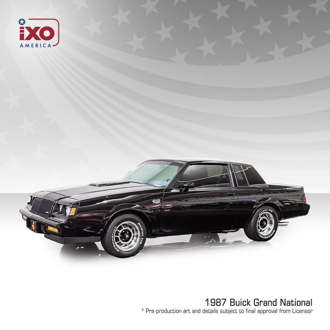 1:43 Ixo USA - 1987 Buick Grand National, black