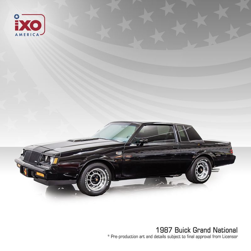 1:43 Ixo USA - 1987 Buick Grand National, black 1:43 Ixo USA - 1987 Buick Grand National, black