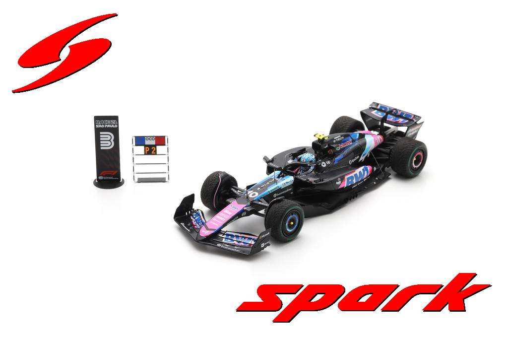 1:43 Spark - BWT Alpine F1 Team A524 No.10 3nd Brazilian GP 2024 Pierre Gasly (150th GP Race)