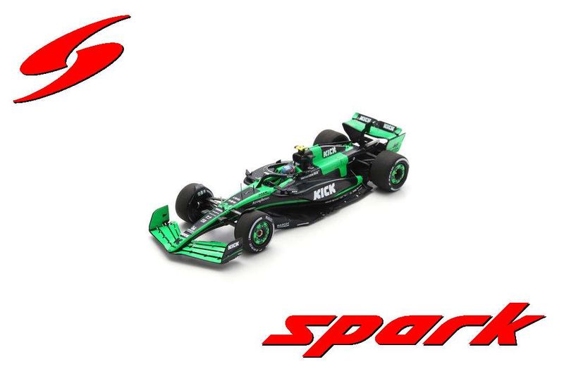 1:43 Spark - Stake F1 Team Kick Sauber C44 No.24 8th Qatar GP 2024 Zhou Guanyu (First Score) 1:43 Spark - Stake F1 Team Kick Sauber C44 No.24 8th Qatar GP 2024 Zhou Guanyu (First Score)
