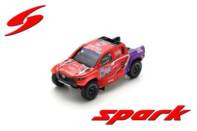 1:43 Spark - TOYOTA HILUX No.230 3rd Dakar Rally 2023 L. Moraes - T. Gottschalk 1:43 Spark - TOYOTA HILUX No.230 3rd Dakar Rally 2023 L. Moraes - T. Gottschalk