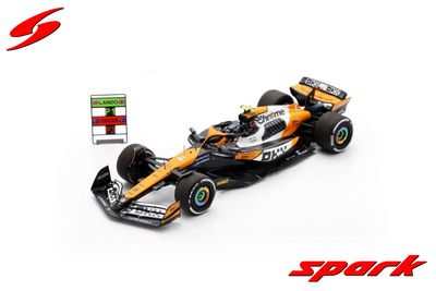 1:43 Spark - McLaren MCL38 McLaren No.4 Winner Singapore GP 2024 Lando Norris 1:43 Spark - McLaren MCL38 McLaren No.4 Winner Singapore GP 2024 Lando Norris
