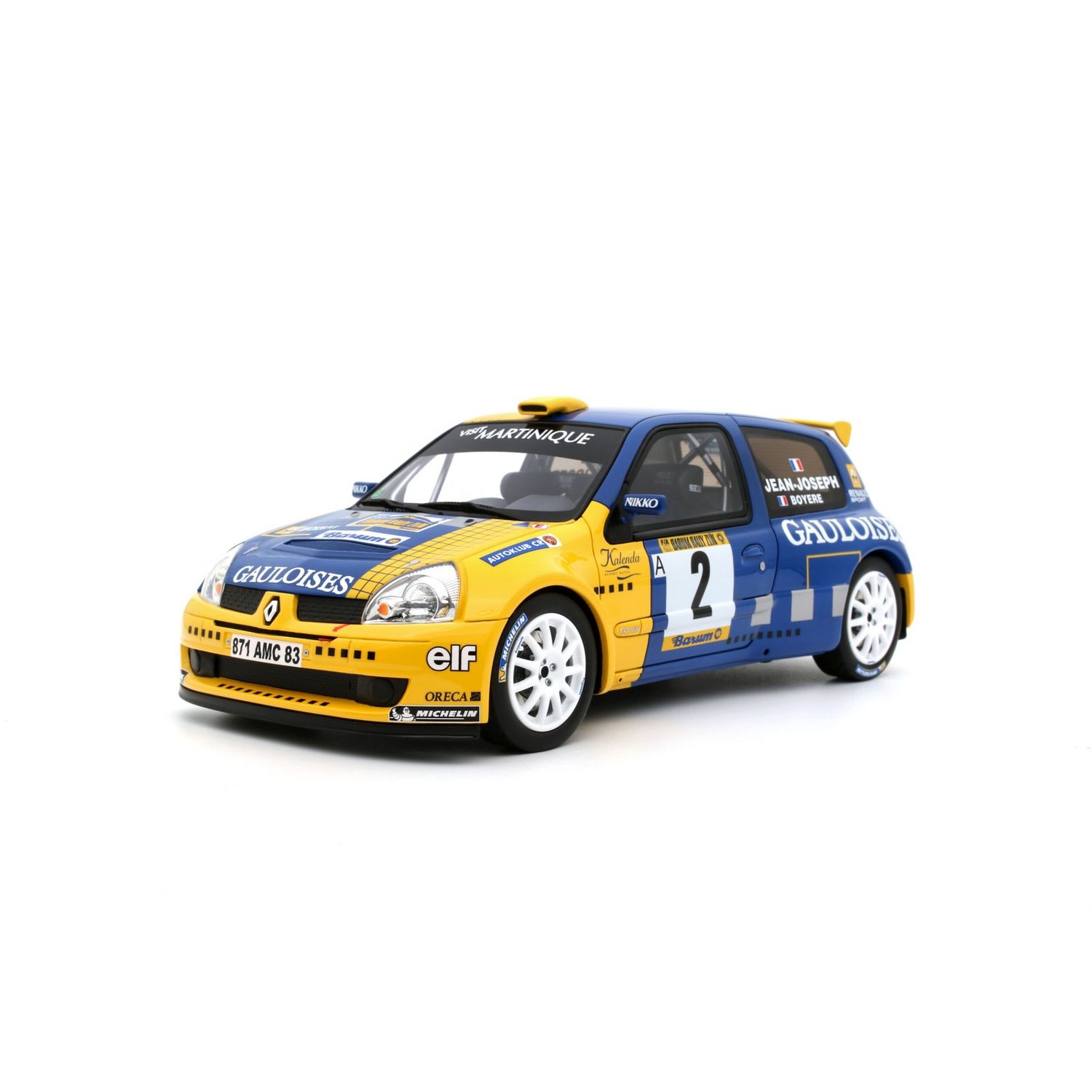 1:18 Otto Mobile - Renault Clio S1600 Barum Rally Zlin 2004 J. Joseph