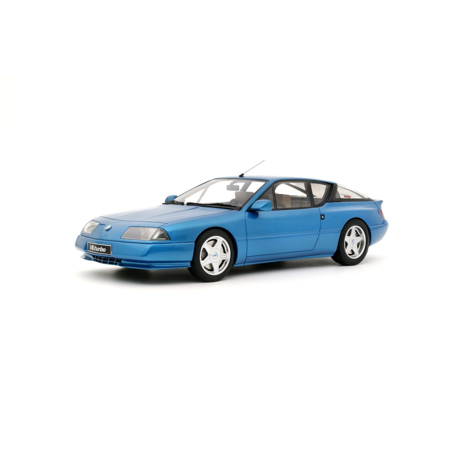 1:18 Otto Mobile - Alpine GTA V6 Turbo Bleu Alpine Metal 488 1990