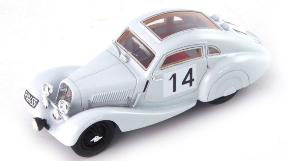 1:43 Autocult - Aero 750 Sport Coupe #14 1000 Mil 1934 Grey