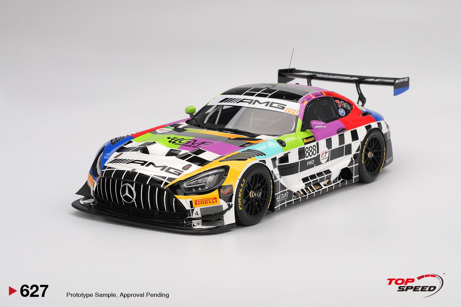 1:18 TSM - Mercedes Benz AMG GT3 Team GruppeM Racing #888 12h Bathurst 2025 M. Engel - M. Grenier - M. Martin