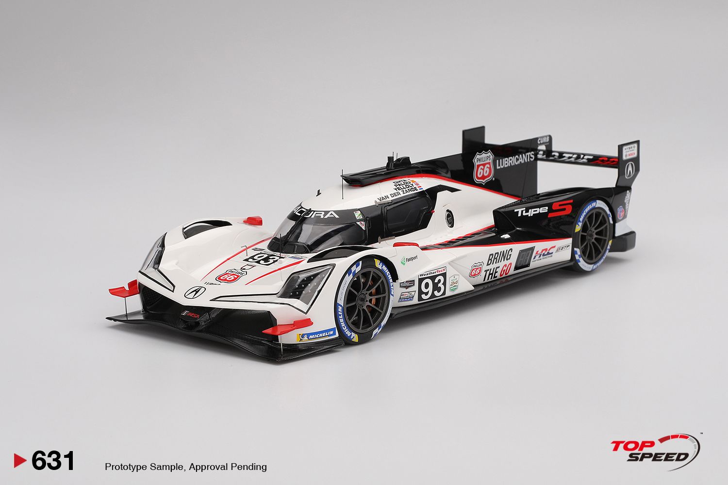 1:18 TSM - Acura ARX-06 GTP 2.4L Twin Turbo V6 Team Meyer Shank Racing #93 IMSA 24h Daytona 2025 K. Ohta - A. Palou - N. Yelloly - R. Van der Zande