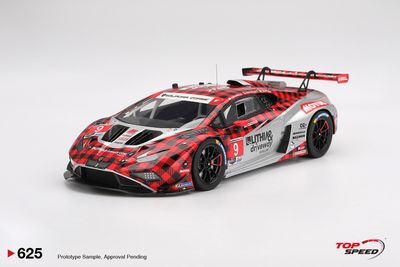1:18 TSM - Lamborghini Huracan GT3 Evo2 Team Pfaff Motorsports #9 IMSA 12h Sebring 2025 A. Caldarelle - M. Mapelli - J. Hinchcliffe 1:18 TSM - Lamborghini Huracan GT3 Evo2 Team Pfaff Motorsports #9 IMSA 12h Sebring 2025 A. Caldarelle - M. Mapelli - J. Hinchcliffe