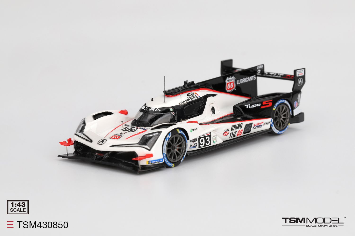 1:43 TSM - Acura ARX-06 GTP 2.4L Twin Turbo V6 Team Meyer Shank Racing #93 IMSA 24h Daytona 2025 K. Ohta - A. Palou - N. Yelloly - R. Van der Zande