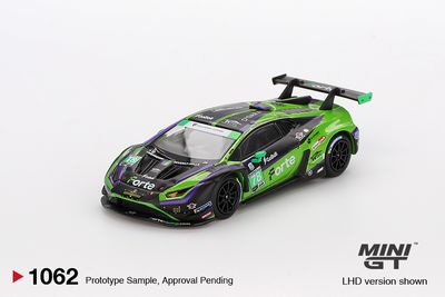 1:64 Mini GT - Lamborghini Huracan GT3 Evo2 #78 Forte Racing 24h Daytona 2024 1:64 Mini GT - Lamborghini Huracan GT3 Evo2 #78 Forte Racing 24h Daytona 2024