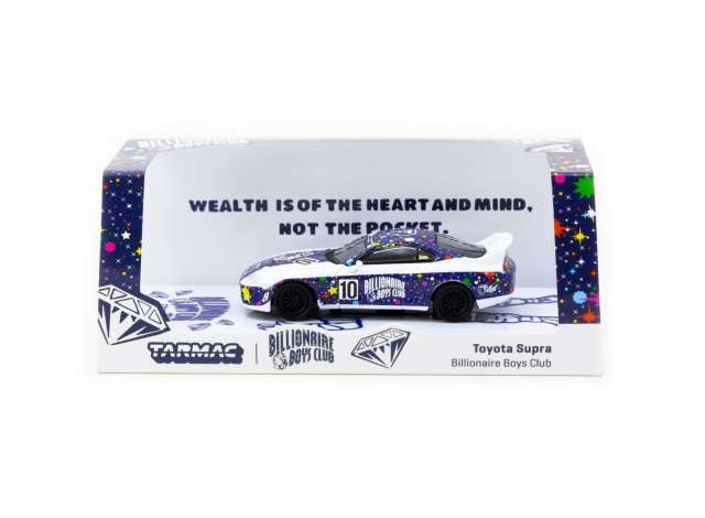 1:64 Tarmac - Toyota Supra *Billionaire Boys Club* 1:64 Tarmac - Toyota Supra *Billionaire Boys Club*