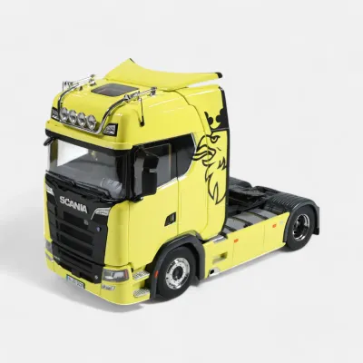 1:18 NZG - 2017 Scania S730 V8 Yellow 1:18 NZG - 2017 Scania S730 V8 Yellow