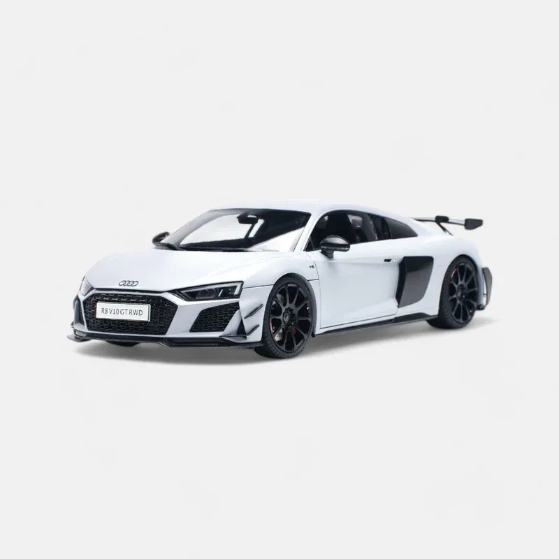 1:18 Keng Fai - 2019 Audi R8 V10 RWD White Metallic 1:18 Keng Fai - 2019 Audi R8 V10 RWD White Metallic