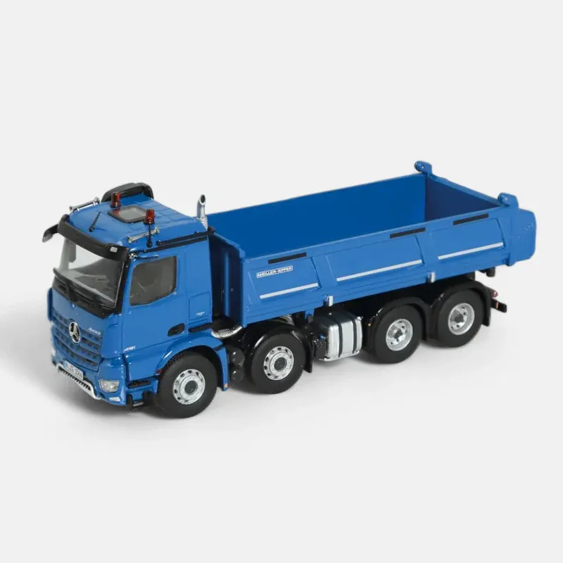1:50 NZG - Mercedes-Benz Arocs 8x4 Meiller Kipper Blue 1:50 NZG - Mercedes-Benz Arocs 8x4 Meiller Kipper Blue