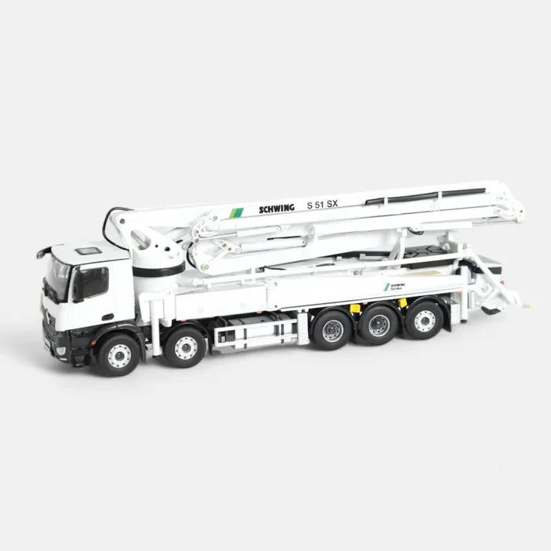 1:50 NZG - Schwing S51 SX - Mercedes-Benz Arocs 10x4 White 1:50 NZG - Schwing S51 SX - Mercedes-Benz Arocs 10x4 White