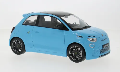 1:18 MCG - 2024 Fiat 500e Abarth hellblau 1:18 MCG - 2024 Fiat 500e Abarth hellblau