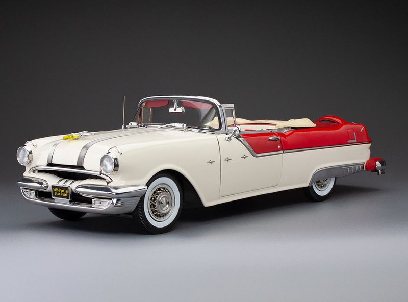 1:18 Sunstar - 1955 Pontiac Star Chief Cabriolet White 1:18 Sunstar - 1955 Pontiac Star Chief Cabriolet White