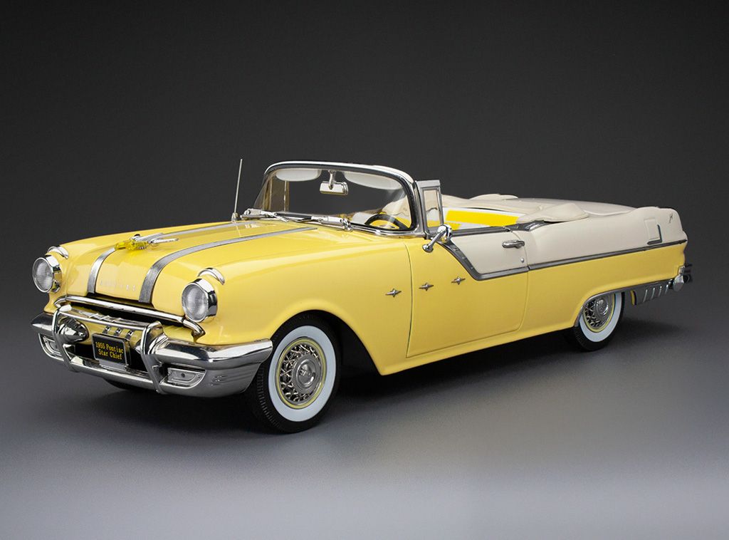 1:18 Sunstar - 1955 Pontiac Star Chief Cabriolet Yellow