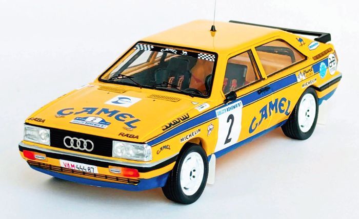 1:43 Trofeu - Audi quattro, Rally Bohemia, 1987, #2 A. Ferjancz - J. Tandari 1:43 Trofeu - Audi quattro, Rally Bohemia, 1987, #2 A. Ferjancz - J. Tandari