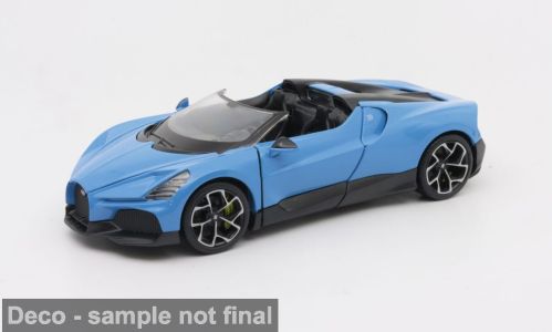 1:24 Welly - Bugatti W16 Mistral, blau/schwarz