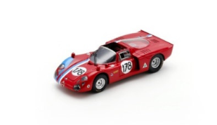 1:43 Spark - Alfa Romeo T33-2 No.178 5th Targa Florio 1968 A. Pilette - R. Slotemaker