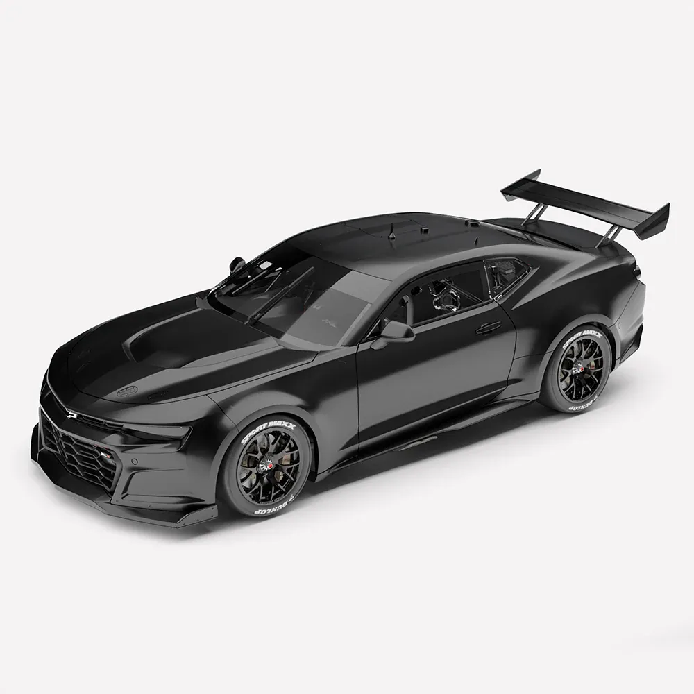 1:18 Authentic Collectables - Plain Body Chevrolet Camaro ZL1 Gen3 Supercar - Matte Black