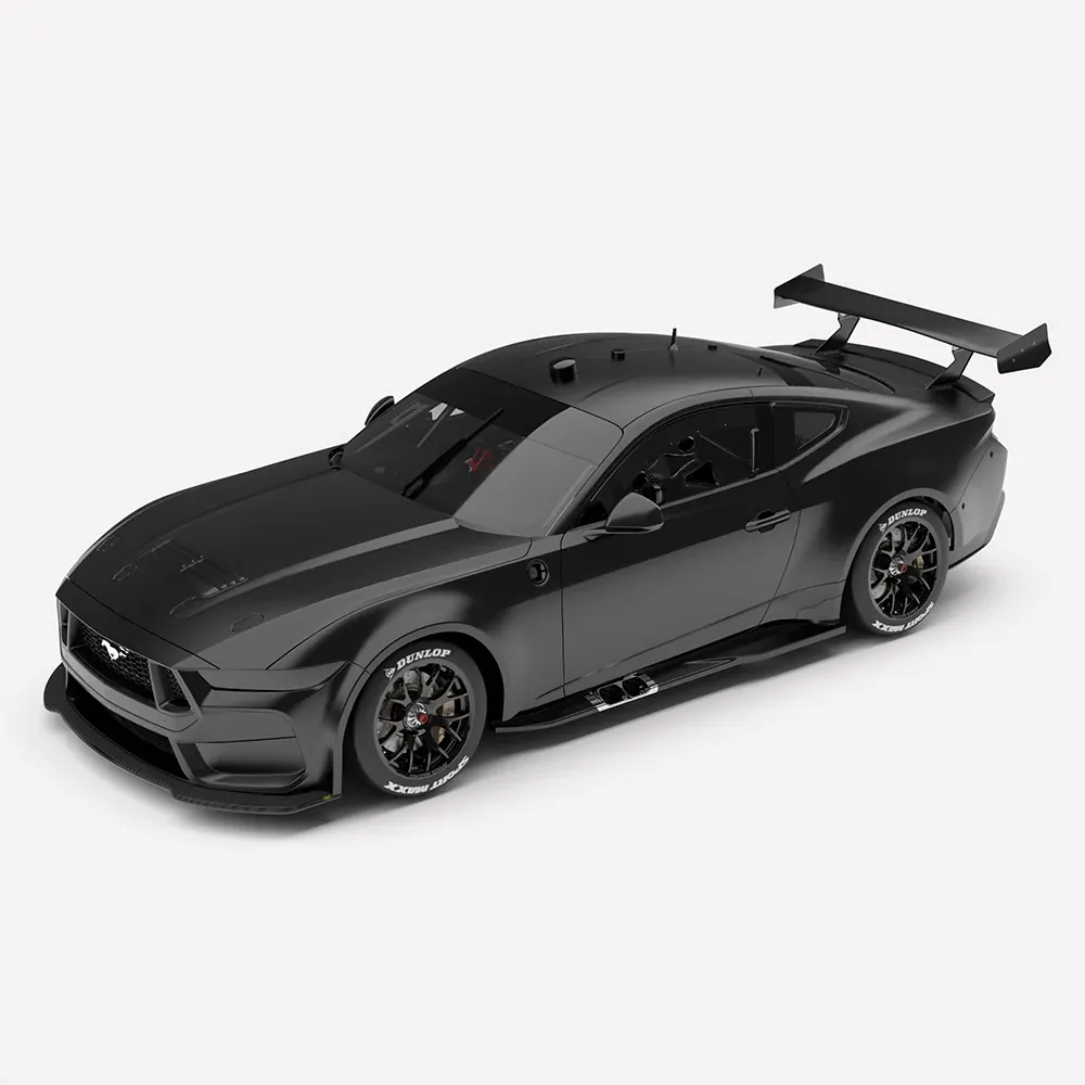 1:18 Authentic Collectables - Plain Body Ford Mustang GT Gen3 Supercar - Matte Black