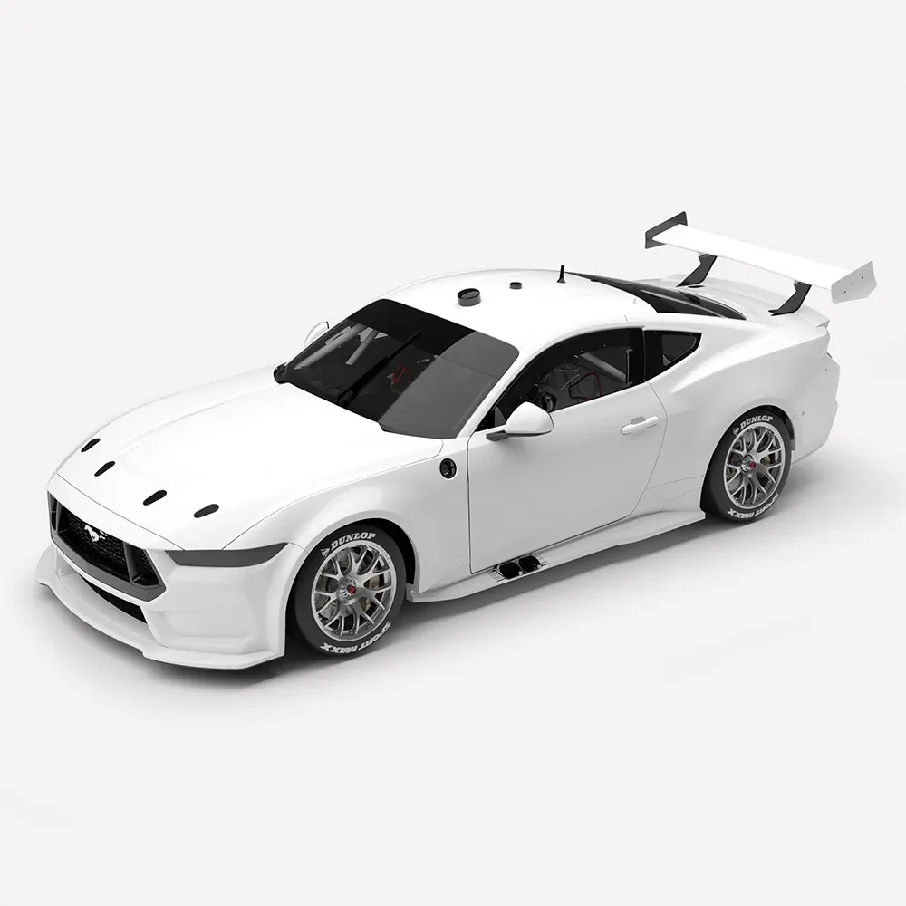 1:18 Authentic Collectables - Plain Body Ford Mustang GT Gen3 Supercar - Gloss White