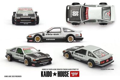 1:64 Mini GT - 1983 Toyota AE86 Sprinter Trueno Kaido Street V2 1:64 Mini GT - 1983 Toyota AE86 Sprinter Trueno Kaido Street V2