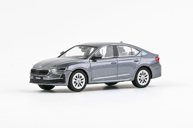 1:43 Abrex - 2024 Skoda Octavia IV FL, graphite grey metallic 1:43 Abrex - 2024 Skoda Octavia IV FL, graphite grey metallic