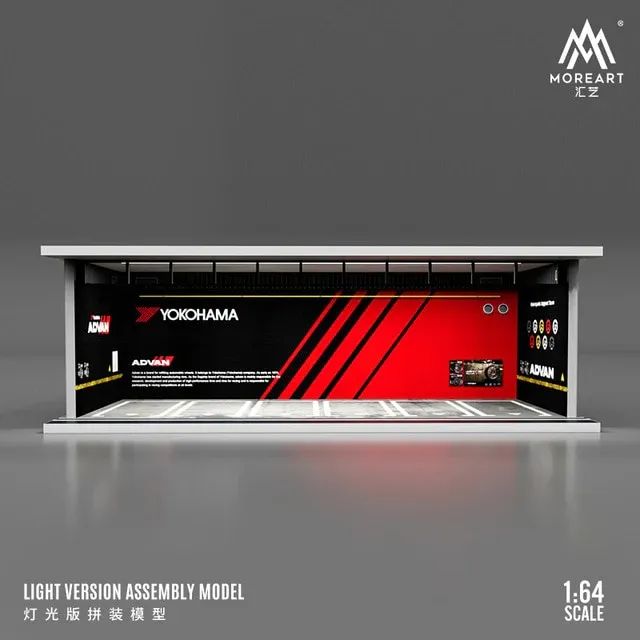 1:64 Black Box Diorama (MoreArt) - Parking Garage Advana *With Light*