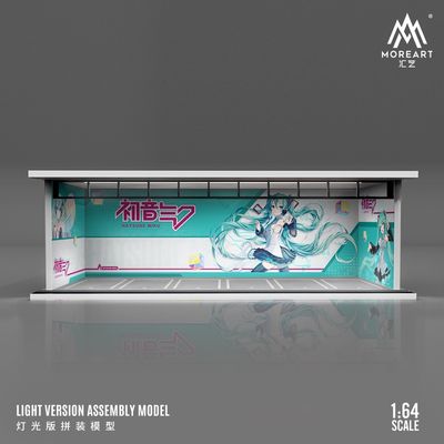1:64 Black Box Diorama (MoreArt) - Parking Garage Hatsune Miku *With Light* 1:64 Black Box Diorama (MoreArt) - Parking Garage Hatsune Miku *With Light*