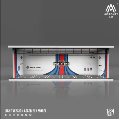 1:64 Black Box Diorama (MoreArt) - Parking Garage Martini *With Light* 1:64 Black Box Diorama (MoreArt) - Parking Garage Martini *With Light*