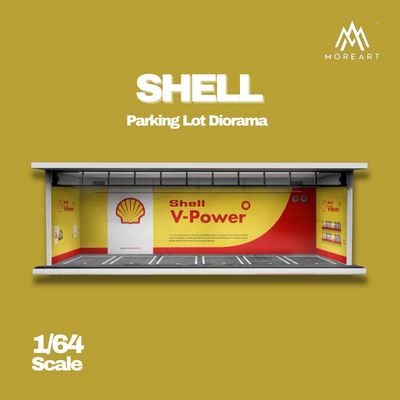 1:64 Black Box Diorama (MoreArt) - Parking Garage Shell *With Light*
