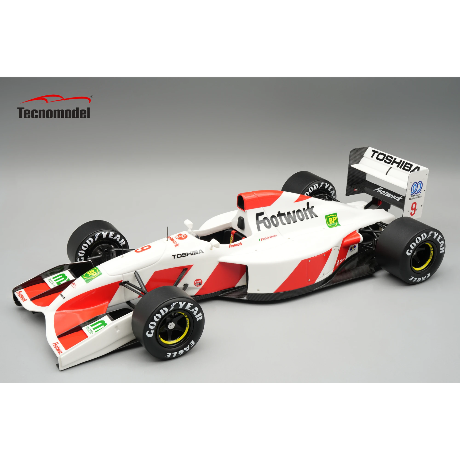 1:18 Tecnomodel - Footwork F1 FA13 Mugen Honda #9 Monaco GP 1992 M. Alboreto